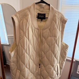 Sean John Cream Quilted Women's Vest